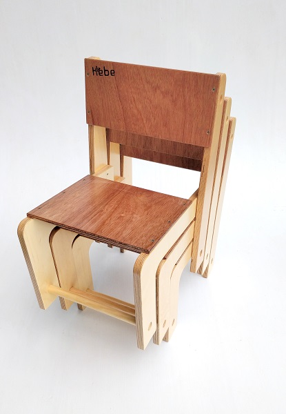Stackable Seat Hebe Natural Childrens Furniture Wooden Chairs NZ WEB